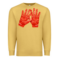 Antique Gold receiver gloves fa element 1 Premium Sweatshirt - FaDigitalArtStudio