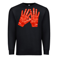 Black receiver gloves fa element 1 Premium Sweatshirt - FaDigitalArtStudio