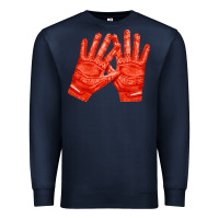 Navy receiver gloves fa element 1 Premium Sweatshirt - FaDigitalArtStudio