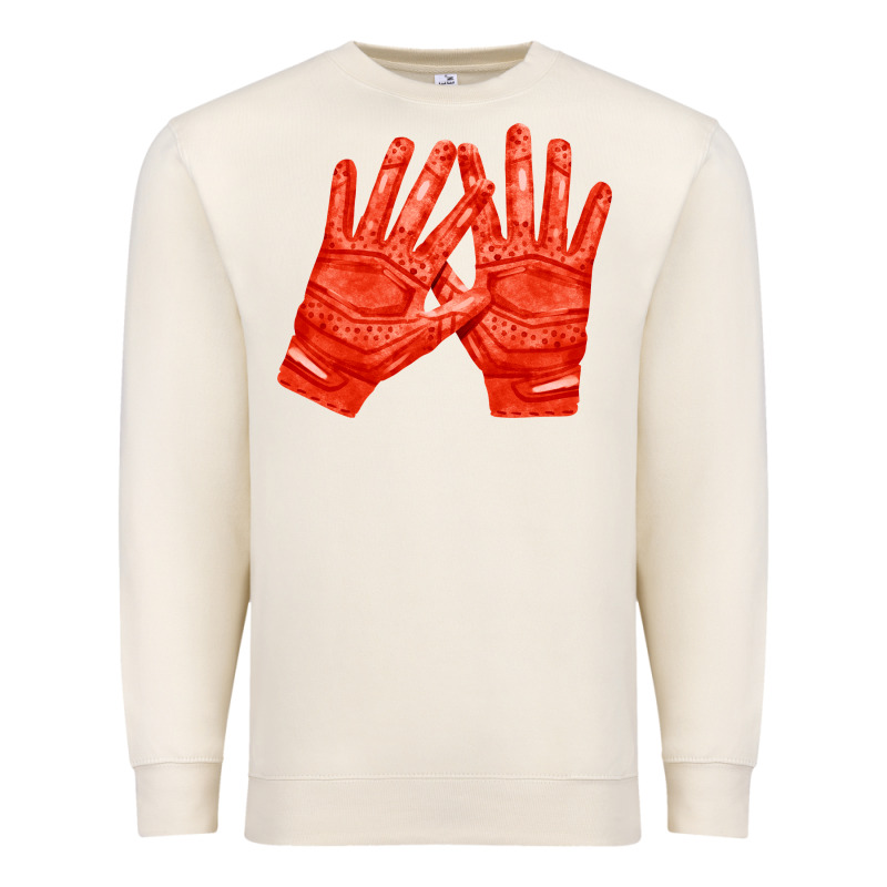 Receiver Gloves Fa Element 1 Premium Sweatshirt by FaDigitalArtStudio | Teevron