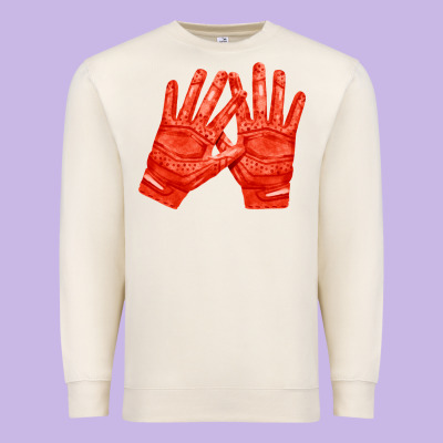Receiver Gloves Fa Element 1 Premium Sweatshirt Designed By Fadigitalartstudio