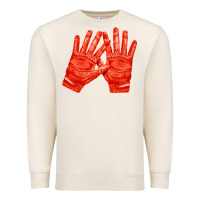 Sandshell receiver gloves fa element 1 Premium Sweatshirt - FaDigitalArtStudio