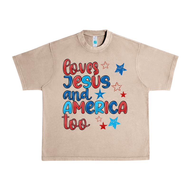 Love Jesus And America Too Urban Heavy Tee by JahusDesignShop | Teevron