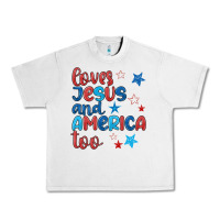Lunar Rock love jesus and america too Urban Heavy Tee - JahusDesignShop