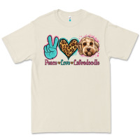 Bone peace love labradoodle Premium Tee - Jasminsmagicworld