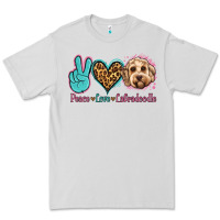Dove Grey peace love labradoodle Premium Tee - Jasminsmagicworld