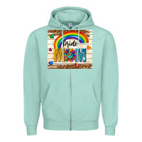 Pride Mom Zipper Hoodie | Teevron