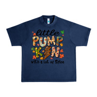 Navy little pumpkin with a lot of spice Urban Heavy Tee - MaliasSmallBusiness