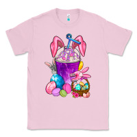 Bubblegum Pink Happy Easter coffee cup Classic Tee - NancyCooperArtShop