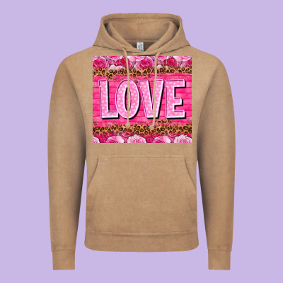 Love Valentines Day Vintage Hoodie Designed By Nancycooperartshop