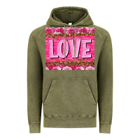 Vintage Olive love valentines day Vintage Hoodie - NancyCooperArtShop