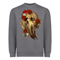 Storm Ghost Skeleton Heavyweight Sweatshirt - RanaPortraitStore