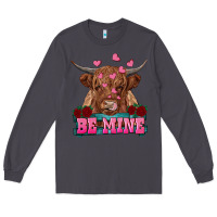 Smoke be mine highland cow Long Sleeve Tee - RanaPortraitStore