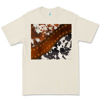 Bone cowhide leather Premium Tee - BarkalooDesign