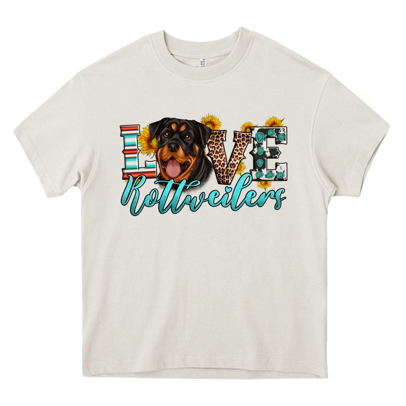 Love Rottweilers Heavy Core Tee by Artiststas | Teevron