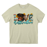 Mossy love rottweilers Heavy Core Tee - Artiststas