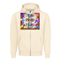 Sandshell pray on it pray over it pray through it Zipper Hoodie - TumblerDesignByShophia