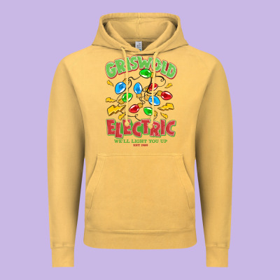 Griswold Electric Christmas Vacation Vintage Hoodie Designed By Maliassmallbusiness