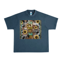 Midnight Navy Senior 2023 western Urban Heavy Tee - NancyCooperArtShop