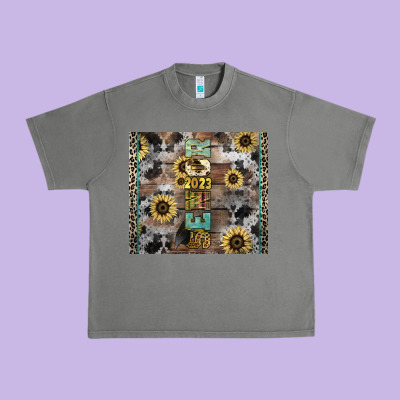 Senior 2023 Western Urban Heavy Tee Designed By Nancycooperartshop