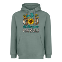 Sage with god all things are possible Heavyweight Hoodie - OliviaCreatesArt