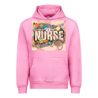 Fuchsia Pink Easter Nurse Urban Hoodie - LillyAllenDesigns