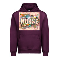 Mauve Wine Easter Nurse Urban Hoodie - LillyAllenDesigns