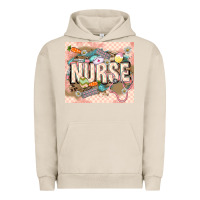 Pigment French Oak Easter Nurse Urban Hoodie - LillyAllenDesigns