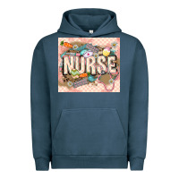 Pigment Midnight Navy Easter Nurse Urban Hoodie - LillyAllenDesigns