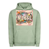 Pigment Oil Green Easter Nurse Urban Hoodie - LillyAllenDesigns