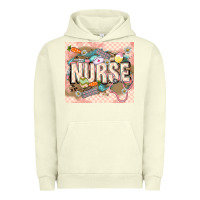 Pigment Pistachio Easter Nurse Urban Hoodie - LillyAllenDesigns