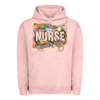 Pigment Salmon Easter Nurse Urban Hoodie - LillyAllenDesigns