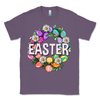 Lavender Easter with eggs and daisy Classic Tee - NancyCooperArtShop