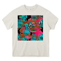 Cream western rodeo seamless Heavy Core Tee - Artiststas