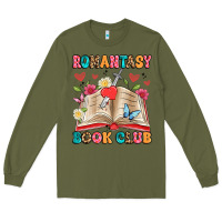 Army Green romantasy book club Long Sleeve Tee - Artiststas
