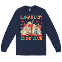 Navy romantasy book club Long Sleeve Tee - Artiststas