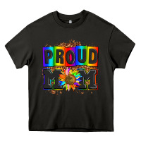 Asphalt proud mom with sunflower Heavy Core Tee - AdoDesignShop