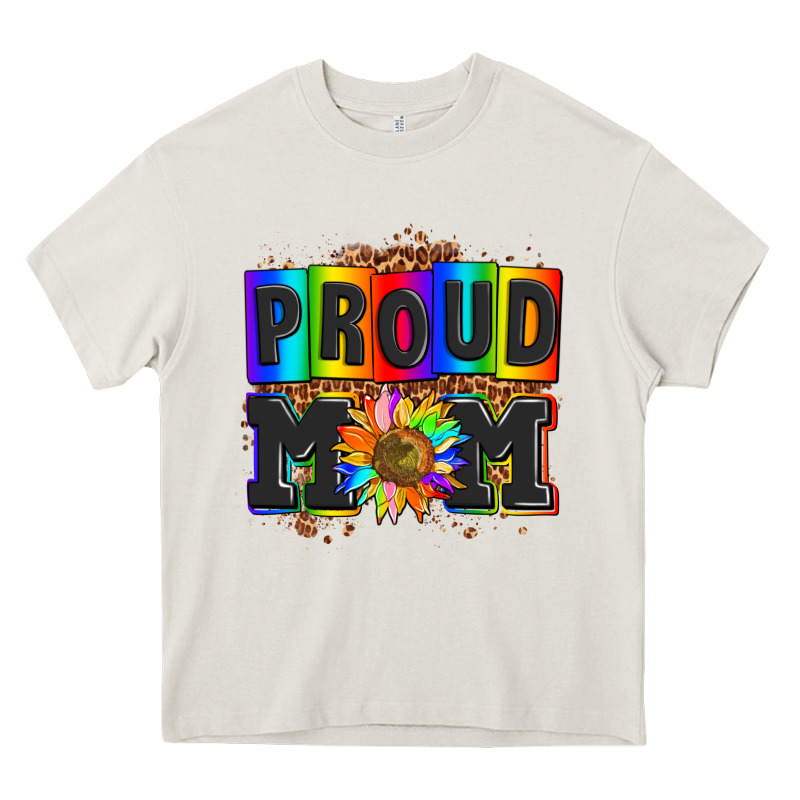 Proud Mom With Sunflower Heavy Core Tee by AdoDesignShop | Teevron