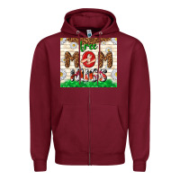 Burgundy free mom hugs Zipper Hoodie - TumblerDesignByShophia