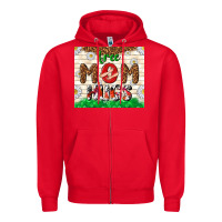 Red free mom hugs Zipper Hoodie - TumblerDesignByShophia