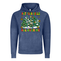 Vintage Denim put your balls all over me Vintage Hoodie - MaliasSmallBusiness