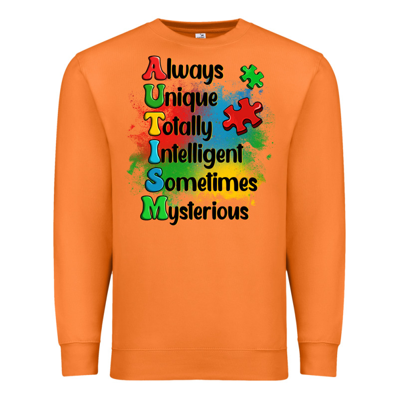 Always Unique Autism Premium Sweatshirt by OliviaCreatesArt | Teevron