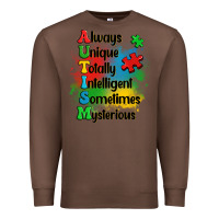 Chestnut always unique autism Premium Sweatshirt - OliviaCreatesArt