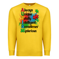 Lemon always unique autism Premium Sweatshirt - OliviaCreatesArt