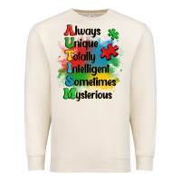 Sandshell always unique autism Premium Sweatshirt - OliviaCreatesArt