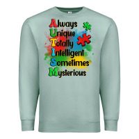 Seafoam always unique autism Premium Sweatshirt - OliviaCreatesArt