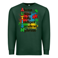 Sports Green always unique autism Premium Sweatshirt - OliviaCreatesArt