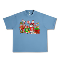 Pebble Blue Santa coffee cups Urban Heavy Tee - NancyCooperArtShop