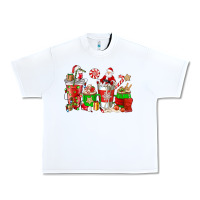 White Santa coffee cups Urban Heavy Tee - NancyCooperArtShop