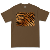 Cacao handdrawn tiger pattern background Premium Tee - BarkalooDesign